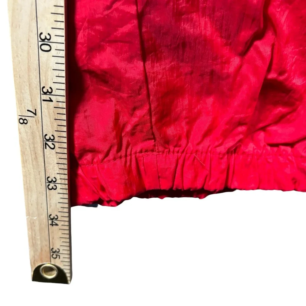 VTG 90s Marlboro Nylon‎ Jogger track pants Red Mens XL essential Streetwear